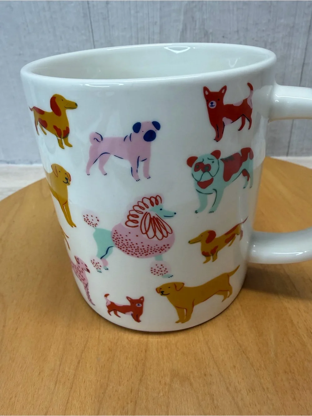 Parker Lane ~ Dog Person Ceramic Mug - Colorful Dog Illustrations Dog Lover
